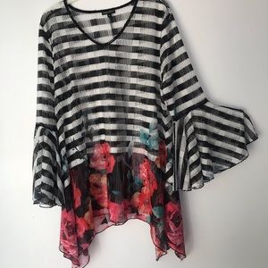 Cute floral lace top